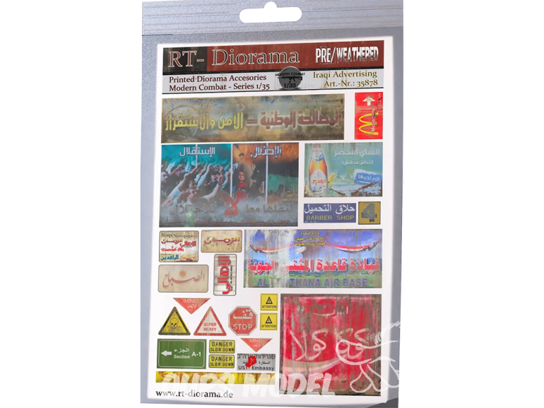 RT-Diorama 35878 Enseignes Publicité irakienne 1/35
