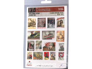 RT-Diorama 35763 Affiches de Propagande Stalingrad 1/35