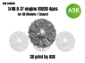 ASK Art Scale Kit accessoire A48026 Wright R-1820 Set moteurs x4 pour B-17 HK Models / Eduard 1/48