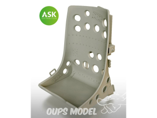 ASK Art Scale Kit accessoire A48030 A6M Zero Early Siège avec poignée de démarrage 1/48