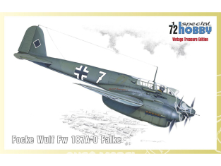 Special Hobby maquette avion VT72002 Focke Wulf Fw 187A-0 Falke 1/72