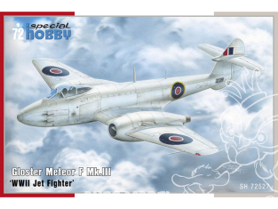 Special Hobby maquette avion 72527 Chasseur à réaction Gloster Meteor F Mk.III WWII 1/72