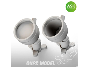 ASK Art Scale Kit accessoire A48036 Lampes UV Japonaise pour cockpit x12 1/48