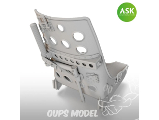 ASK Art Scale Kit accessoire A32014 A6M Zero Early Siège avec poignée de démarrage 1/32