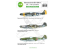 ASK Art Scale Kit Décalcomanies D48057 Messerschmitt Bf 109K-4 Partie 1 - The Last Chance 1/48