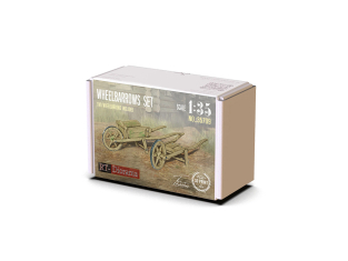 RT-Diorama 35709 Ensemble de brouettes 1/35
