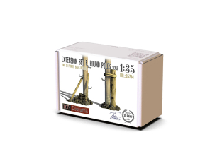 RT-Diorama 35714 Kit d'extension pour poteaux ronds 6mm 1/35