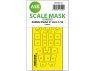 ASK Art Scale Kit Mask M32125 A6M2b Model 21 Zero Tamiya Recto 1/32