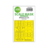 ASK Art Scale Kit Mask M35025 Messerschmitt Bf 109G-10 Border Model Recto Verso 1/32