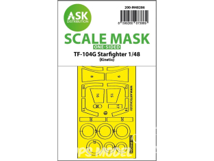 ASK Art Scale Kit Mask M48286 TF-104G Starfighter Kinetic Recto 1/48