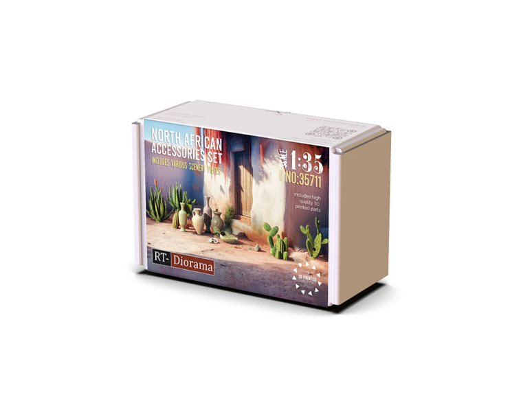 RT-Diorama 35711 Ensemble d'accessoires nord-africains 1/35