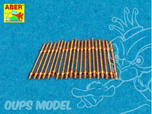 Aber 400L05 Set 20 de futs de canons 20mm L/65 MG C/30 pour navires allemand 1/400