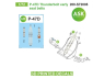ASK Art Scale Kit Décalcomanies 3D S72005 Harnais 3D P-47D Thunderbolt Early 1/72