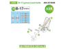 ASK Art Scale Kit Décalcomanies 3D S720008 Harnais 3D B-17 (Vert) 1/72