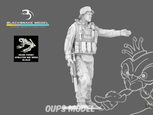 Blacksnake Model figurine SEALS-02 Opérateur Navy Seals Marcus Lutrel 1/35