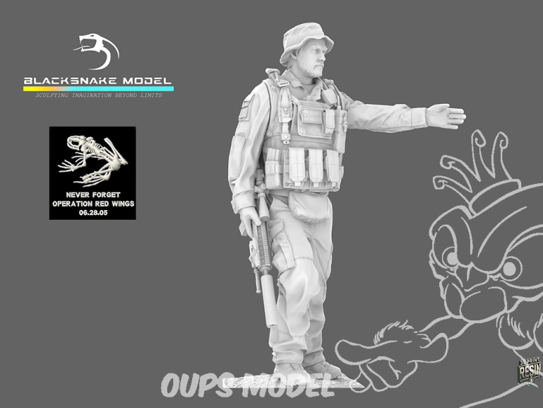 Blacksnake Model figurine SEALS-02 Opérateur Navy Seals "Marcus" Lutrel 1/35