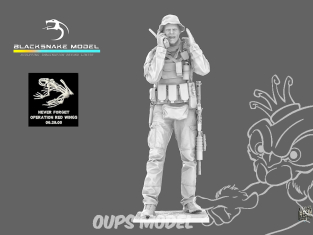 Blacksnake Model figurine SEALS-03 Opérateur Navy Seals Michael Murphy 1/35