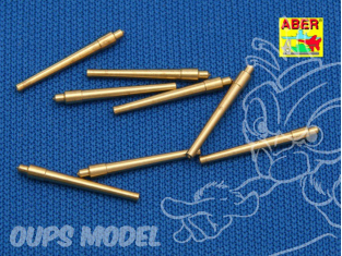 Aber 700L09 Set de 8 futs de canons court 381mm pour Hood 1/700