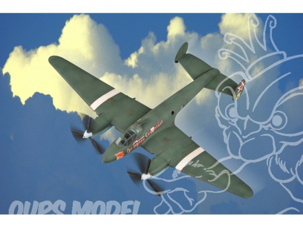 Hobby boss maquette avion 80296 Soviet PE-2 Bomber 1/72