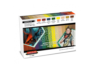 Lifecolor set de peintures ES05 Couleurs de base Vol 2
