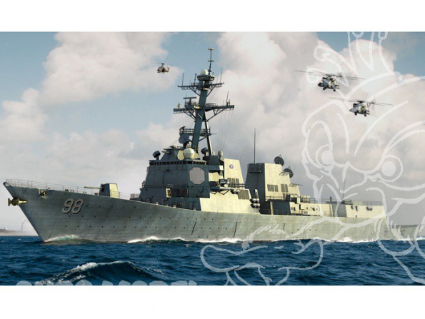 hobby boss maquette bateau 83414 USS Forrest Sherman DDG-98 1/700