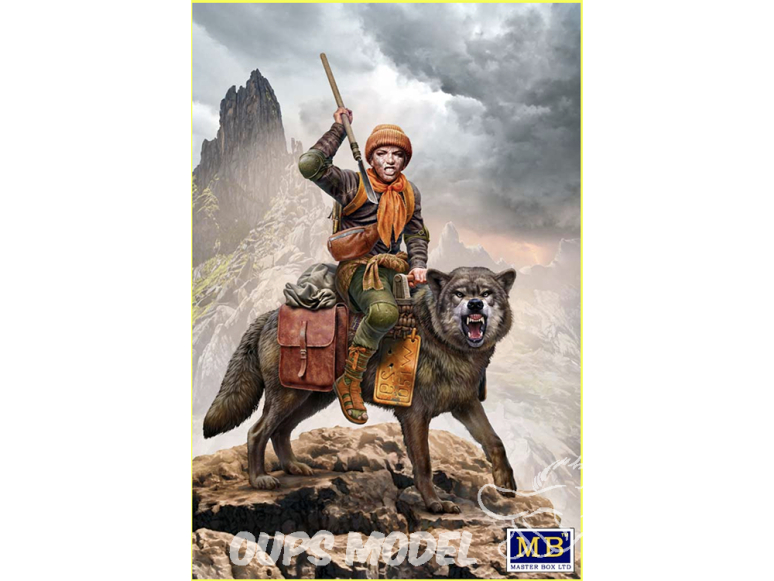 Master Box 24086 Série post-apocalyptique Le Dernier Pont Kit n° 8 Le Clan des Loups 1/24