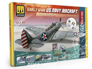 MIG Solution Box 7734 WWII US Navy Early Aircraft Couleurs et vieillissement - Livre Français (multilangues)