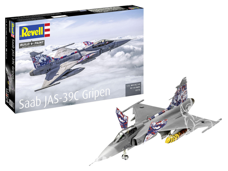 Revell maquette avion 03776 Saab JAS-39C Gripen 1/72
