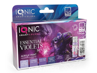 MIG peinture IONIC 0509 Set Violets essentiels 6 x 20ml