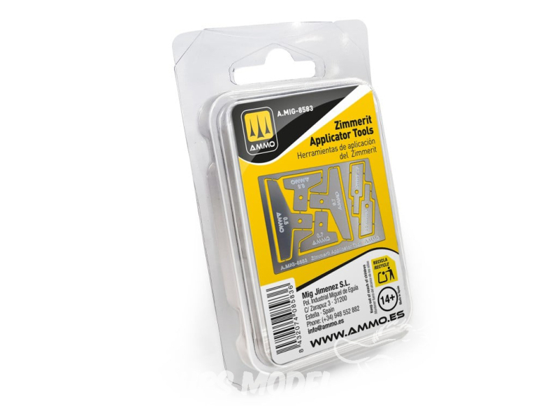Ammo mig outillage 8583 Outils d'application de Zimmerit