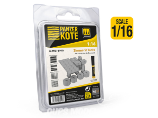 Ammo mig outillage 8940 Outils Zimmerit Panzer Kote 1/16