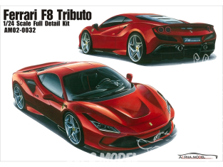 Alpha Model maquette voiture AM02-0032 Ferrari F8 Tributo 1/24