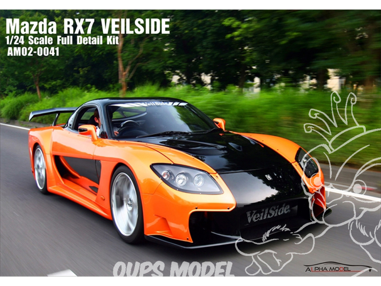 Alpha Model maquette voiture AM02-0041 Mazda RX-7 FD3S VEILSIDE 1/24