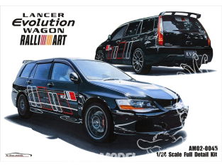 Alpha Model maquette voiture AM02-0045 Mitsubishi Lancer Evolution IX Wagon Ralliart 1/24