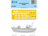 Special Hobby Masque bateau M72059 Bateau de pêche de guerre pour spécial hobby 1/72