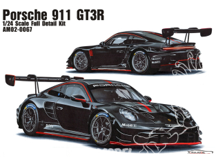 Alpha Model maquette voiture AM02-0067 Porsche 911 GT3R AO Racing Rexy Porsche 1/24