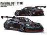 Alpha Model maquette voiture AM02-0067 Porsche 911 GT3R AO Racing Rexy Porsche 1/24