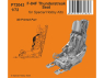 Special Hobby 3D Print avion P72043 Siège F-84F Thunderstreak pour kits Special Hobby 1/72