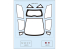 Alpha Model maquette voiture AM02-0075 Honda GK5 FIT SPOON 1/24