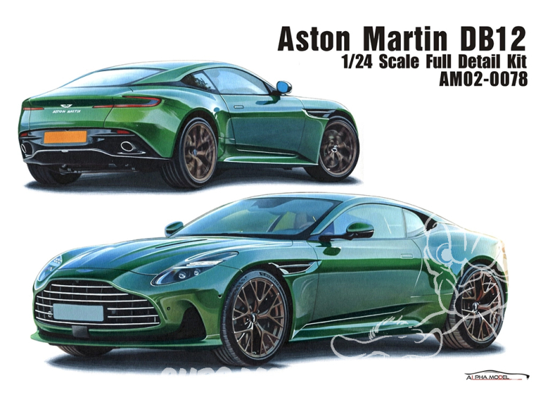 Alpha Model maquette voiture AM02-0078 Aston Martin DB12 1/24