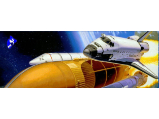 Revell maquette espace 4736 discovery + booster 1/144