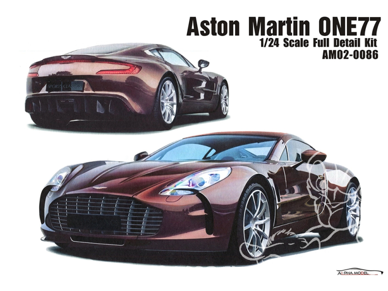 Alpha Model maquette voiture AM02-0086 Aston Martin ONE-77 1/24