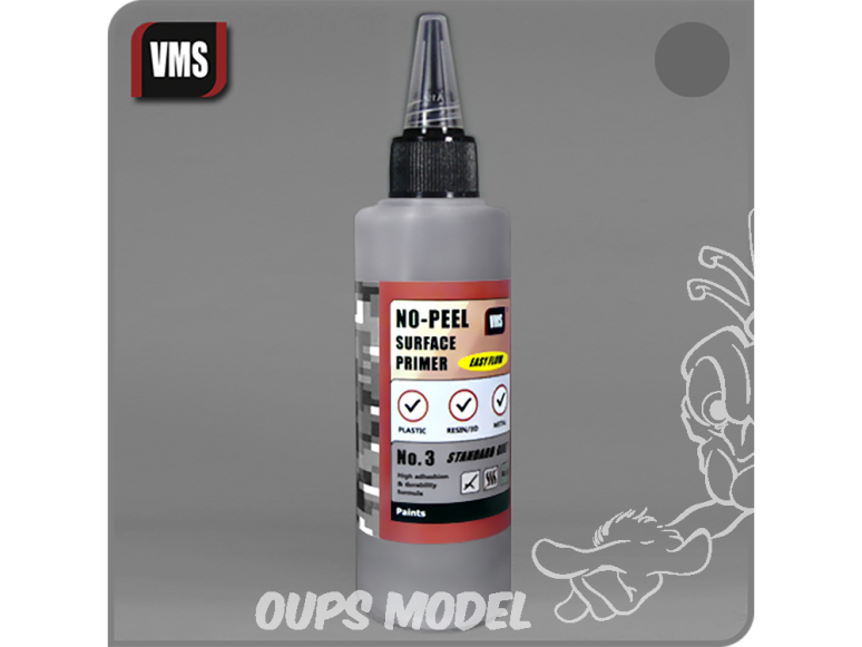 VMS PR03 Apprêt acrylique No-Peel Gris standard 100ml