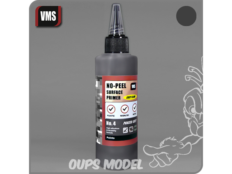 VMS PR04 Apprêt acrylique No-Peel Gris Panzer 100ml
