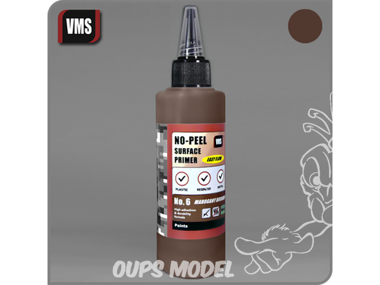 VMS PR06 Apprêt acrylique No-Peel Brun acajou 100ml