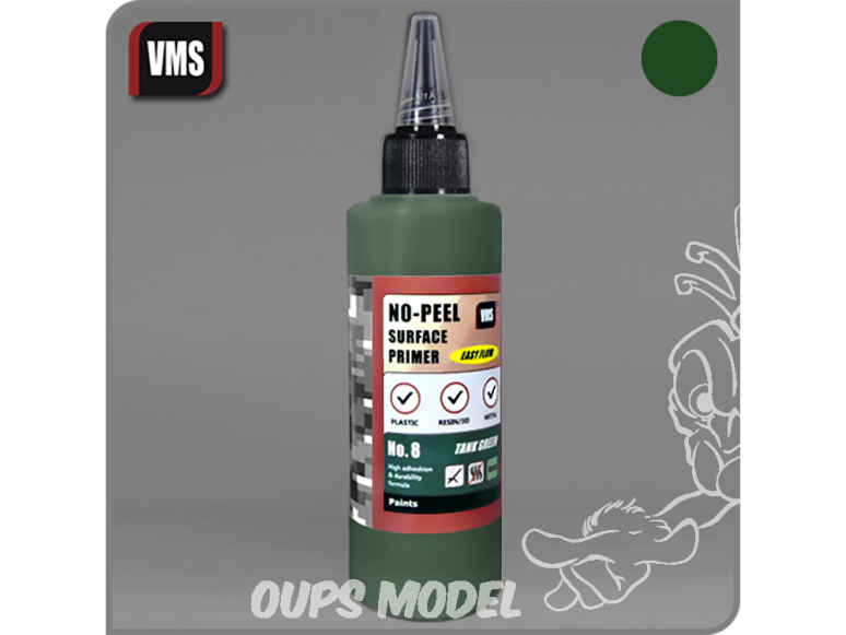 VMS PR08 Apprêt acrylique No-Peel Vert char 100ml