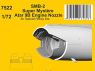 CMK kit resine 7522 SMB-2 Super Mystère Atar 9B Engine Nozzle pour kits Special Hobby 1/72