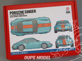 Hobby Design maquette voiture HD03-0660 Porsche Singer Edition Limitée 1/24