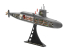 Revell maquette sous marin 05185 S.S.B. Abraham Lincoln avec intérieur 1/253