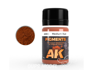 Ak interactive Pigments AK043 Rouille moyenne 35ml